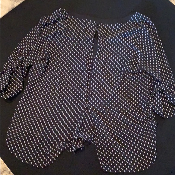Black polka dot blouse - Picture 3 of 3
